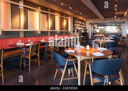 Intérieur du restaurant rogna, Amsterdam, Pays-Bas Banque D'Images