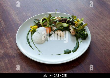 Restaurant Dish, choux, Amsterdam, Pays-Bas Banque D'Images