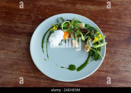 Restaurant Dish, choux, Amsterdam, Pays-Bas Banque D'Images