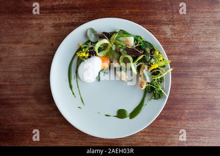 Restaurant Dish, choux, Amsterdam, Pays-Bas Banque D'Images