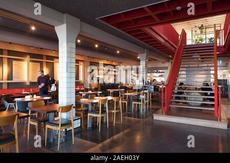 Intérieur du restaurant rogna, Amsterdam, Pays-Bas Banque D'Images