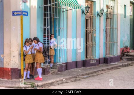 Remedios, Villa Clara, Cuba, l'Amérique du Nord Banque D'Images