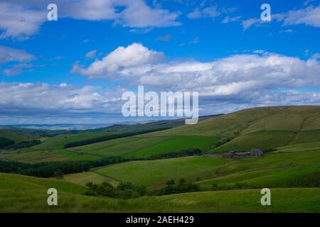 Peak District Rolling Hills Banque D'Images