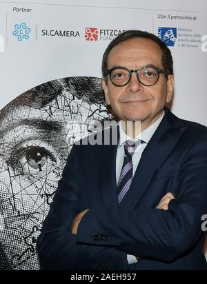 Milan, Dario Franceschini Ministre du Patrimoine et des activités culturelles et du Tourisme, de la Culture, Conseiller Filippo del Corno Ermete Realacci Président Symbola, Giovanni Fosti Président de la Fondation Cariplo, Giuseppe Tripoli Secrétaire général de l'Unioncamere, Giangiacomo Schiavi. Rapport 2019 "Je suis la culture. La qualité et la beauté de l'Italie la crise défis ', développé par la Fondation Symbola et Unioncamere. Dans la photo : Giuseppe Tripoli secrétaire général de l'Unioncamere Banque D'Images