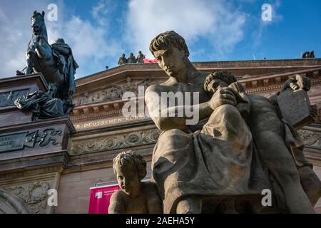 L'Alte Nationalgalerie sur l'île des musées, Berlin, Allemagne Banque D'Images