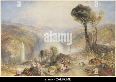 Joseph Mallord William Turner, Oberwesel, 1840 ; date de 1840 Oberwesel Banque D'Images