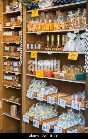 Sweet Shop / magasin de bonbons vente de spécialités belges et des bonbons typiques de la ville de Gand Gand, Flandre orientale, Belgique Banque D'Images