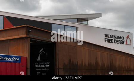 Le Musée de Free Derry, Londonderry, en Irlande du Nord, Royaume-Uni Banque D'Images