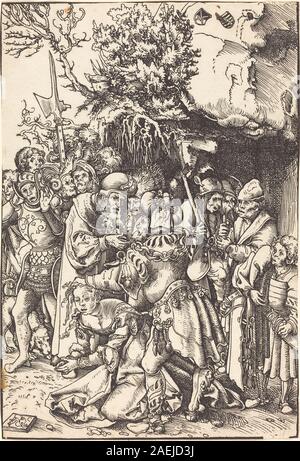 Lucas Cranach l'ancien, le martyre de Sainte Barbara le martyre de Sainte Barbara Banque D'Images
