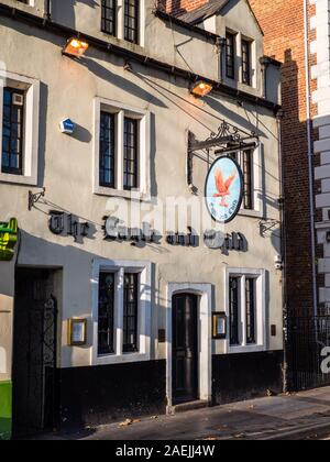 L'aigle et l'enfant, à l'accueil Pub Inklings, CS Lewis, et de JRR Tolkien, St Giles St, Oxford, Oxfordshire, England, UK, FR. Banque D'Images