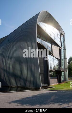 Musée d'art contemporain Kiasma (Côté Nord) à Helsinki, en Finlande, l'Europe. Banque D'Images