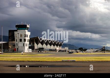 Photo par Tim Cuff - 9 décembre 2019 - L'aéroport de Nelson, Nouvelle-Zélande Banque D'Images