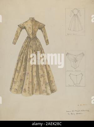 Mary E Humes, robe, robe c 1937 ; années 1937 date Banque D'Images