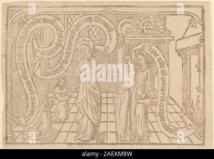 15e siècle, Russisch Page depuis Canticum Canticorum - 2e édition, en 1465 ou après la page de Canticum Canticorum : 2e édition, ou après 1465 Banque D'Images