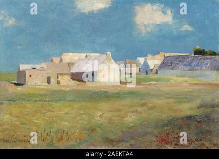 Odilon Redon, village breton, c 1890 Village Breton ; c. 1890 Banque D'Images