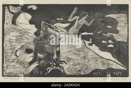 Paul Gauguin, auti te Pape (les femmes à la rivière), 1894-1895 Auti te Pape (les femmes à la rivière) ; 1894/1895 Banque D'Images