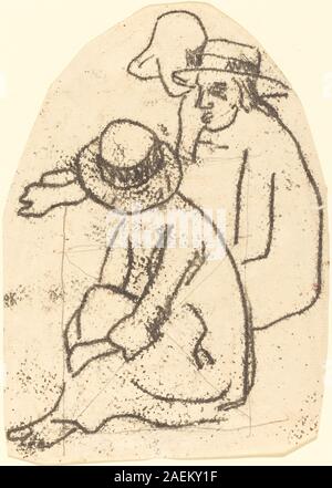 Paul Gauguin, trois Tahitiens (Étude pour la soeur de charite), 1899-1902 Trois Tahitiens (Étude pour la soeur de charite) ; 1899/1902 Banque D'Images