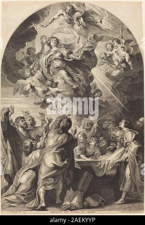 Paulus Pontius, d'après Sir Peter Paul Rubens, l'Assomption de la Vierge, 1624 L'Assomption de la Vierge ; 1624date Banque D'Images