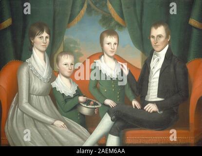 Eleaser Ralph Earl Whiteside, Portrait de famille, 1804 ; Portrait de famille date 1804 Banque D'Images