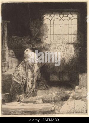 Rembrandt van Rijn, Faust, c 1652, Faust ; c. 1652 Banque D'Images