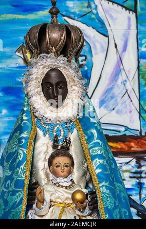 La Vierge noire, Notre Dame de Regla Regla, à La Havane, Cuba. Banque D'Images