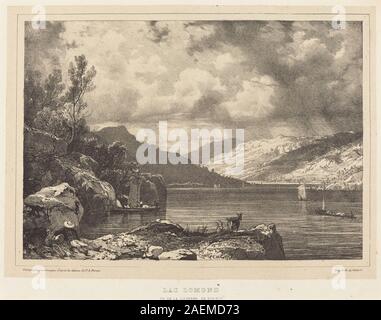 Pesne après François Alexandre Pernot, Lac Lomond, 1826, Lac Lomond ; date de 1826 Banque D'Images