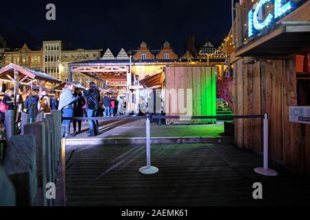 Festival d'hiver à Nottingham, Royaume-Uni Banque D'Images