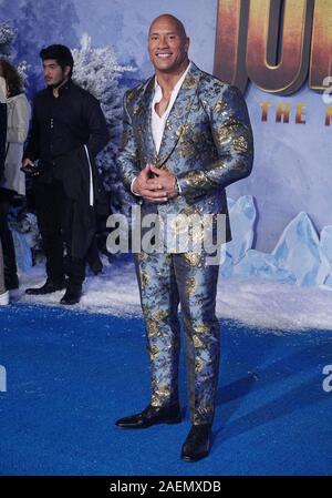 Los Angeles, USA. Dec 10, 2019. Dwayne Johnson assiste à la première de Sony Pictures' 'Jumanji : Le prochain niveau" au théâtre chinois de Grauman sur Décembre 09, 2019 à Hollywood, Californie Crédit : Tsuni/USA/Alamy Live News Banque D'Images