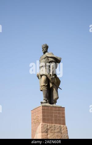 Stature d'amir timur à l'Ouzbékistan shakhrisabz ak saray palace Banque D'Images