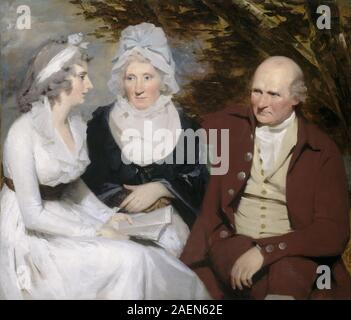 Sir Henry Raeburn, John Johnstone, Betty Johnstone, et Mlle Wedderburn, c 1790-1795, John Johnstone, Betty Johnstone, et Mlle Wedderburn ; c. 1790/1795 Banque D'Images