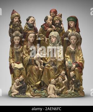 15ème siècle de l'Allemagne du sud (Jura souabe Franconie), ou la sainte parenté, c 1480-1490, la Sainte parenté ; c. 1480/1490 Banque D'Images