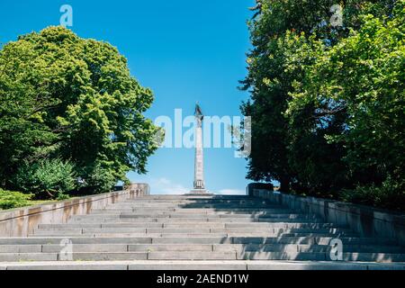Slavin monument mémorial et cimetière militaire à Bratislava, Slovaquie Banque D'Images