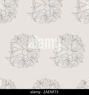 Fond d'écran transparent bouquet de lys Illustration de Vecteur