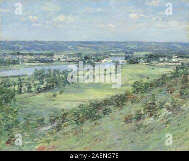 Theodore Robinson, la vallée de la Seine, dans les collines de Giverny, 1892, la vallée de la Seine, dans les collines de Giverny date de 1892 ; Banque D'Images