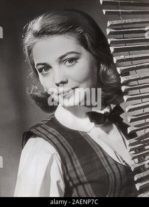 Ingeborg Schöner, deutsche Schauspielerin, Deutschland um 1955. L'actrice allemande Ingeborg Schoener, en Allemagne autour de 1955. Banque D'Images
