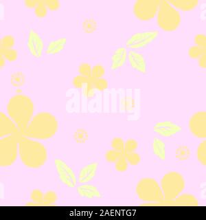 Seamless floral background. Répétez plusieurs fois. Vector illustration. Illustration de Vecteur