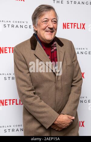 Stephen Fry à l'étranger - d'origine Netflix Appuyez sur le dépistage, l'Hôtel de Soho, Londres. Banque D'Images