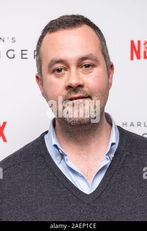 Frais de participation à l'étranger Richard - Presse originale Netflix le dépistage, l'Hôtel de Soho, Londres. Banque D'Images