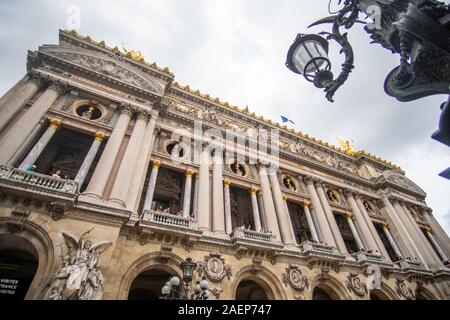 Opéra Garnier au soleil de Paris Banque D'Images