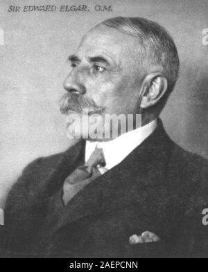 EDWARD Elgar (1857-1934) compositeur anglais vers 1920 Banque D'Images