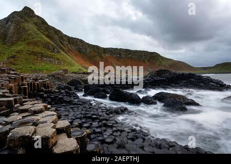 Giant's Causeway, co Antrim, en Irlande du Nord Banque D'Images