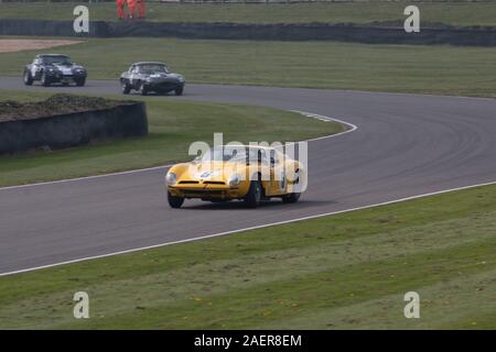 1960 Ferrari 250 GT SWB/c avec chauffeur Jackie Oliver, Moss Trophy Goodwood motor racing Chichester West Sussex Banque D'Images