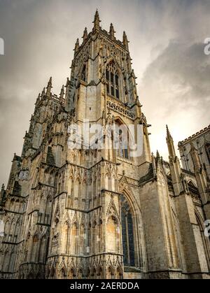 La cathédrale de York Ouest, avant l'État de New York, UK Banque D'Images