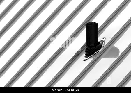 Point de vue sur la ligne de toit perspex J Banque D'Images