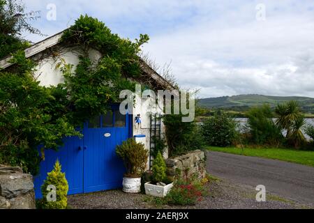 Kilravock gardens, West Cork Garden Trail,Durrus,Comté de Cork,gardn,faire,portes,bleu Floral RM Banque D'Images