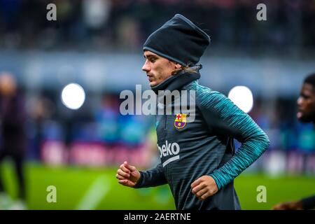 Antoine griezmann (FC Barcelone) au cours de l'année - Tournoi inter vs Barcelone, Ligue des Champions de football Championnat Hommes à Milan, Italie, 10 Décembre 2019 Banque D'Images