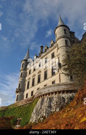 Dunrobin Castle est un château à Sutherland, dans la région des Highlands de l'Écosse, le siège de la famille du comte de Sutherland et du Clan Sutherland. Banque D'Images