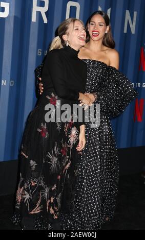 10 décembre 2019, New York, New York, USA : les acteurs MELANIE LAURENT ET ADRIA ARJONA assister à la première de New York 'Underground' 6 NetflixÃs tenue Dyer Lot. (Crédit Image : © ZUMA/Kaszerman Nancy fil) Banque D'Images