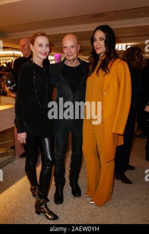 Berlin, Allemagne. Dec 10, 2019. Andrea Sawatzki (l-r) et mari Christian Berkel et Bettina Zimmermann viennent à la "KaDeWe inauguration - l'aventure continue" au grand magasin KaDeWe. Credit : Gerald Matzka/dpa-Zentralbild/ZB/dpa/Alamy Live News Banque D'Images