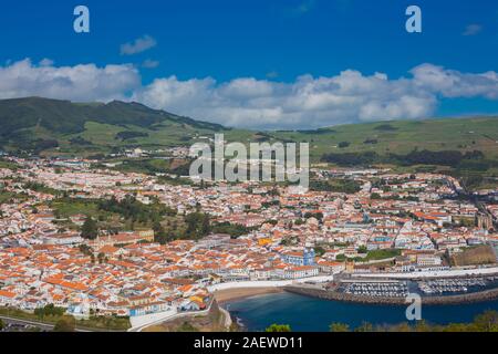 Angra do Heroismo, Terceira, Açores, Portugal. Banque D'Images